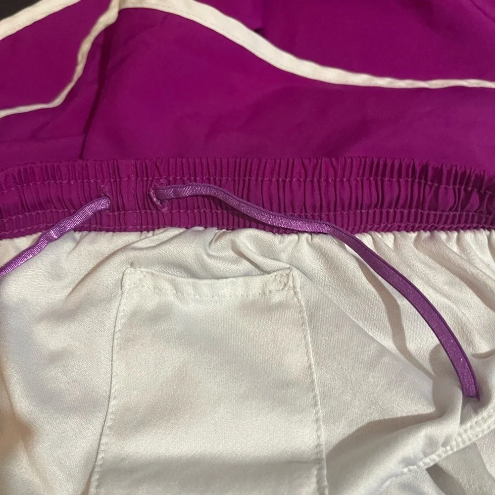 Nike Women's Purple Running Shorts medium, with panty